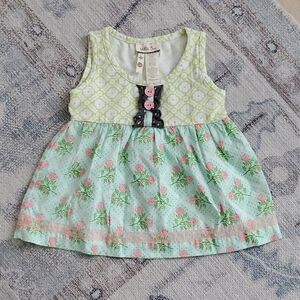 Matilda Jane Baby Girls Hello Lovely Pretty Pattern Sara Top Floral Sz18-24m